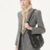 Zweireihiger Blazer aus Natté-Knopfgewebe Zweireihiger Blazer aus Natté-Knopfgewebe