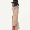 Zweireihiger Wollblazer mit Fensterkaromuster Zweireihiger Wollblazer mit Fensterkaromuster